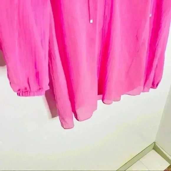Rag and Bone Melody Silk Blouse Pink Small - Picture 7 of 10